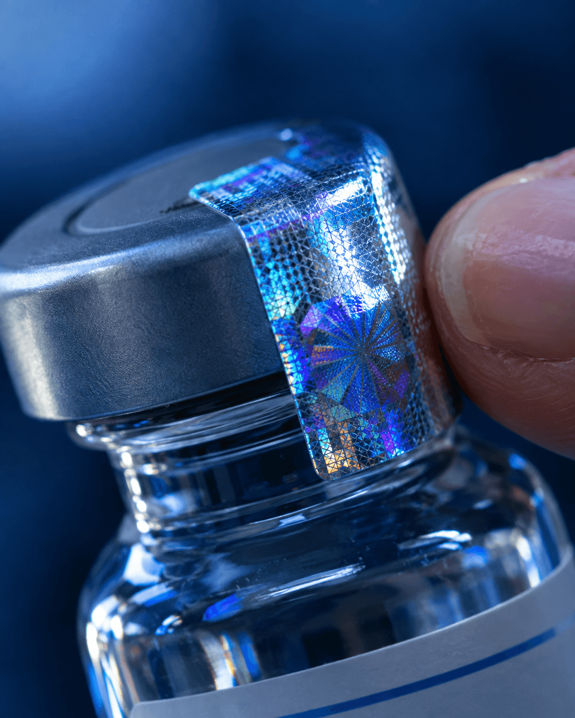 Maveric Lab holographic verification seal