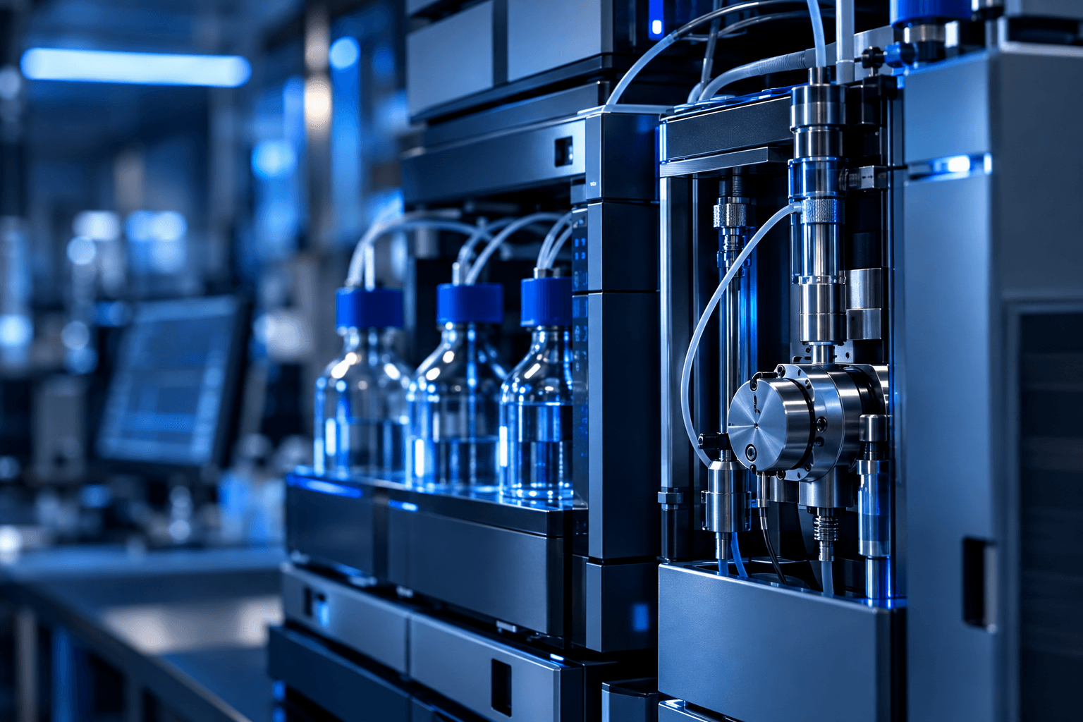 HPLC testing equipment used to verify each batch